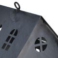 Floristik24 Birdhouse antique grey metal 30x15 cm