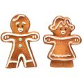 Floristik24 Christmas decoration ceramic gingerbread woman and man 7cm 6pcs