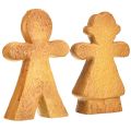 Floristik24 Christmas decoration gingerbread man and woman ceramic 16cm 2pcs