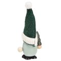 Floristik24 Christmas gnome decoration gnome wood green mint H14cm 6pcs