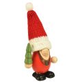 Floristik24 Christmas gnome decoration gnome wood red green H10.5/12cm 6pcs